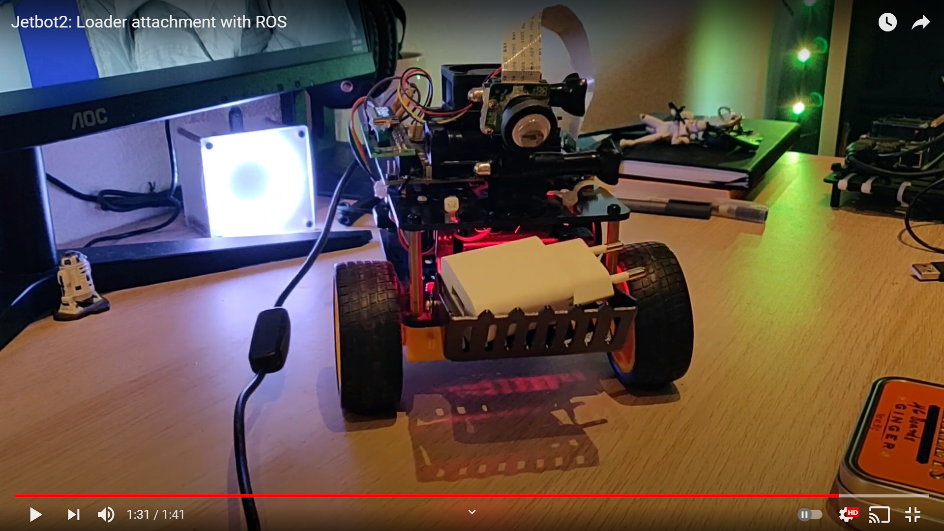 Jetbot2: Loader attachment with ROS