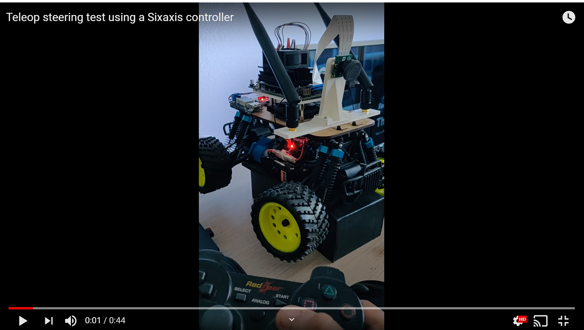 Static steering test: Sixaxis Controller